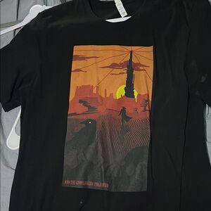 Bella Canvas Black Short Sleeve Tee with Graphic Design